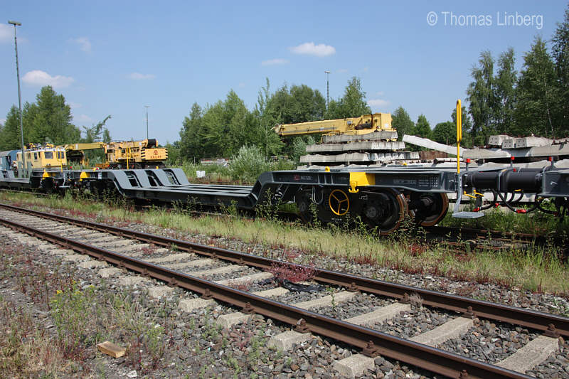 Bild des Hilfszugwagens 99 80 9 370 020-6, Hannover-Leinhausen, Fotografin Svetlana Linberg