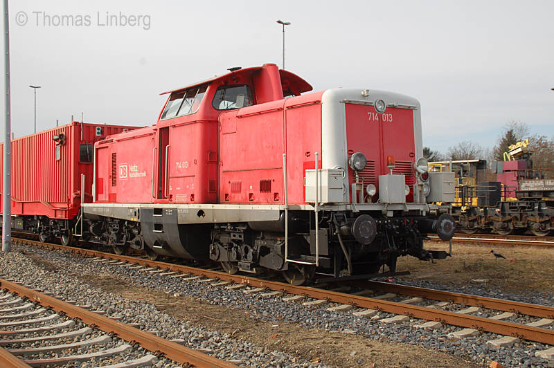 Rettungszuglok 714 013-0 Berlin-Grunewald, Fotograf Thomas Linberg