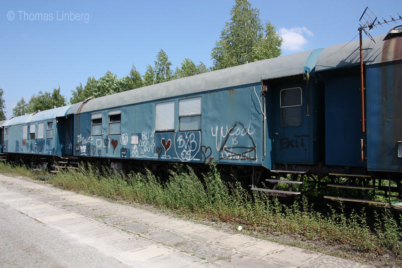 Bild vom Wohnschlafwagen 60 80 99-25 537-4, Hannover-Leinhausen, 12.06.2015, Fotograf Thomas Linberg